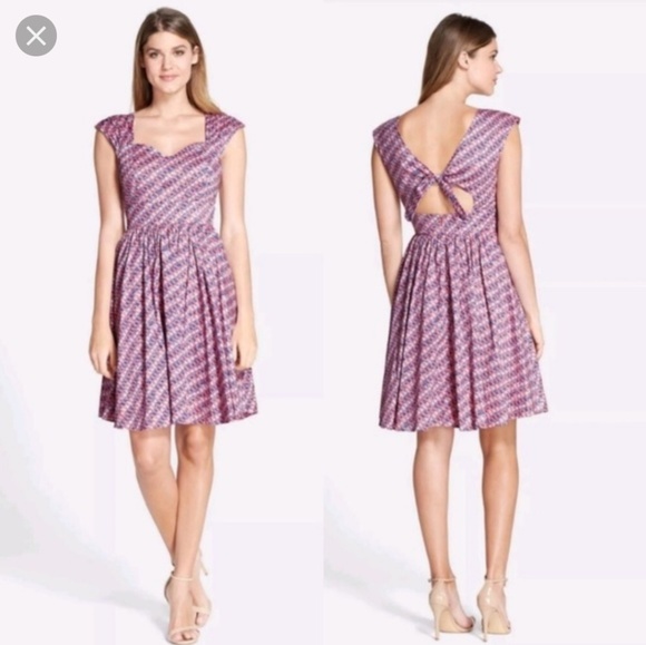 Plenty by Tracy Reese Emmi Dress Pink/blue pattern - Picture 1 of 4